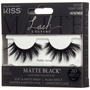 Kiss Matte Black Faux Mink Collection - Matte Velvet (Angled Shot 2)